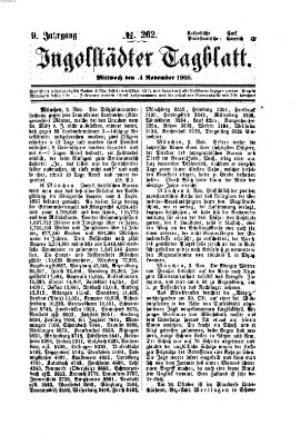 Ingolstädter Tagblatt Mittwoch 4. November 1868