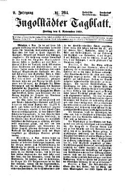 Ingolstädter Tagblatt Freitag 6. November 1868