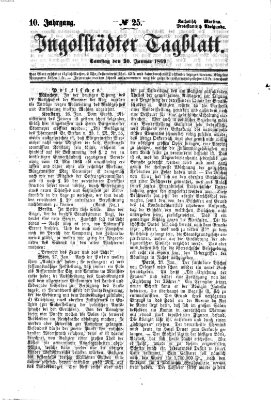 Ingolstädter Tagblatt Samstag 30. Januar 1869