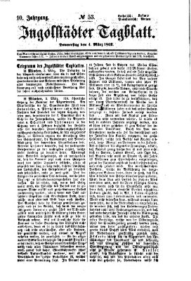 Ingolstädter Tagblatt Donnerstag 4. März 1869