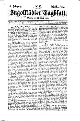 Ingolstädter Tagblatt Montag 12. April 1869