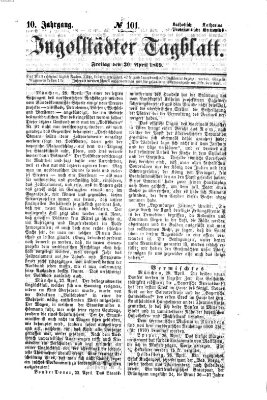 Ingolstädter Tagblatt Freitag 30. April 1869