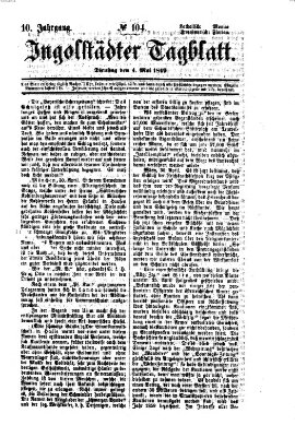 Ingolstädter Tagblatt Dienstag 4. Mai 1869