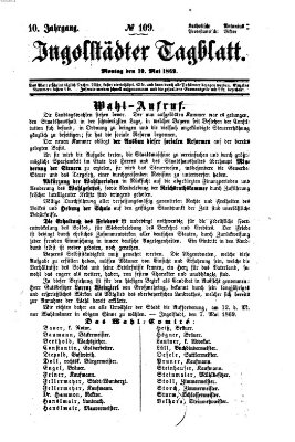 Ingolstädter Tagblatt Montag 10. Mai 1869