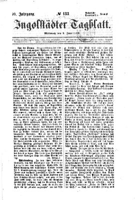 Ingolstädter Tagblatt Mittwoch 9. Juni 1869