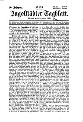 Ingolstädter Tagblatt Dienstag 5. Oktober 1869