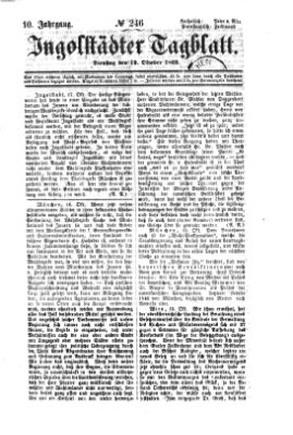 Ingolstädter Tagblatt Dienstag 19. Oktober 1869