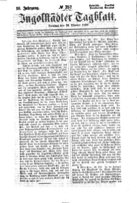 Ingolstädter Tagblatt Dienstag 26. Oktober 1869