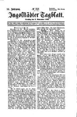 Ingolstädter Tagblatt Dienstag 2. November 1869