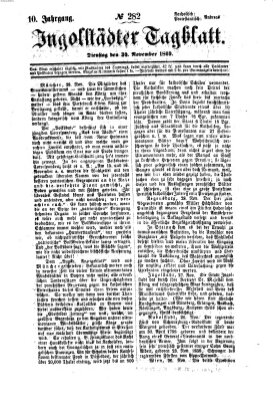 Ingolstädter Tagblatt Dienstag 30. November 1869