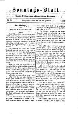 Ingolstädter Tagblatt. Sonntagsblatt (Ingolstädter Tagblatt) Sonntag 28. Februar 1869