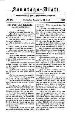 Ingolstädter Tagblatt. Sonntagsblatt (Ingolstädter Tagblatt) Sonntag 27. Juni 1869