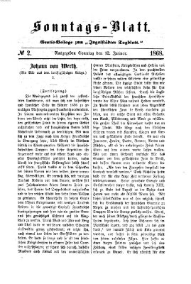 Ingolstädter Tagblatt. Sonntagsblatt (Ingolstädter Tagblatt) Sonntag 12. Januar 1868