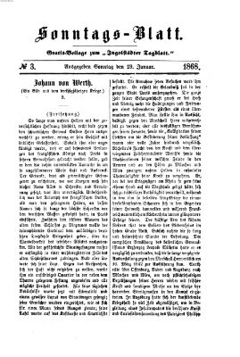 Ingolstädter Tagblatt. Sonntagsblatt (Ingolstädter Tagblatt) Sonntag 19. Januar 1868