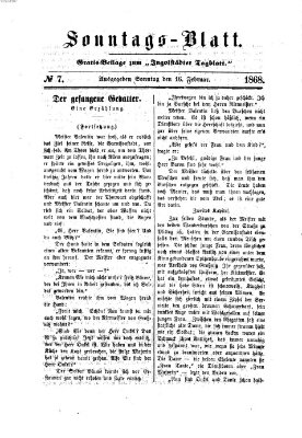 Ingolstädter Tagblatt. Sonntagsblatt (Ingolstädter Tagblatt) Sonntag 16. Februar 1868