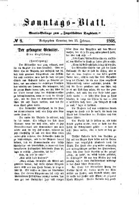 Ingolstädter Tagblatt. Sonntagsblatt (Ingolstädter Tagblatt) Sonntag 23. Februar 1868