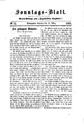 Ingolstädter Tagblatt. Sonntagsblatt (Ingolstädter Tagblatt) Sonntag 15. März 1868