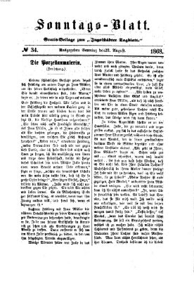 Ingolstädter Tagblatt. Sonntagsblatt (Ingolstädter Tagblatt) Sonntag 23. August 1868