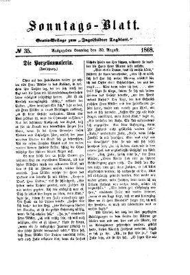 Ingolstädter Tagblatt. Sonntagsblatt (Ingolstädter Tagblatt) Sonntag 30. August 1868