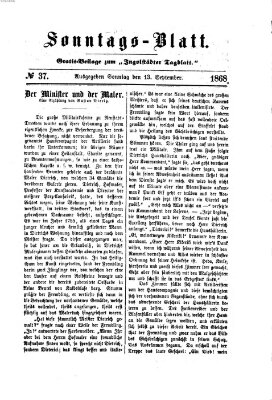 Ingolstädter Tagblatt. Sonntagsblatt (Ingolstädter Tagblatt) Sonntag 13. September 1868