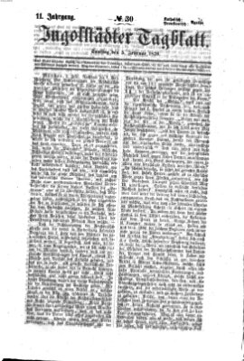 Ingolstädter Tagblatt Samstag 5. Februar 1870