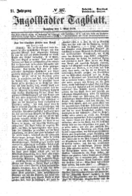 Ingolstädter Tagblatt Samstag 7. Mai 1870