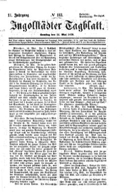 Ingolstädter Tagblatt Samstag 14. Mai 1870