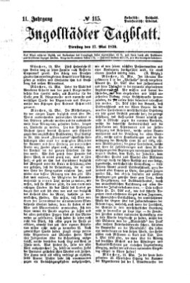 Ingolstädter Tagblatt Dienstag 17. Mai 1870