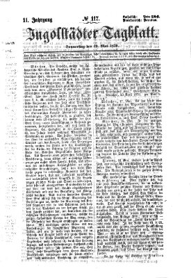 Ingolstädter Tagblatt Donnerstag 19. Mai 1870