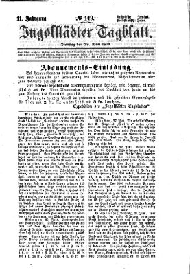 Ingolstädter Tagblatt Dienstag 28. Juni 1870