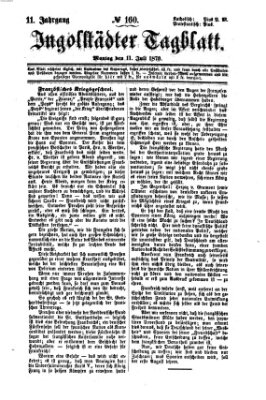 Ingolstädter Tagblatt Montag 11. Juli 1870