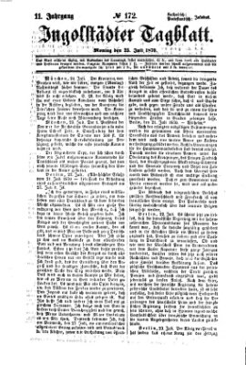 Ingolstädter Tagblatt Montag 25. Juli 1870