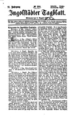 Ingolstädter Tagblatt Mittwoch 3. August 1870