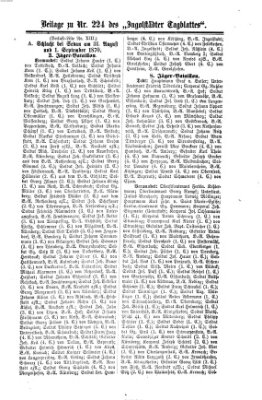 Ingolstädter Tagblatt Freitag 23. September 1870