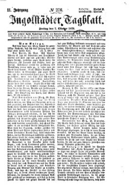 Ingolstädter Tagblatt Freitag 7. Oktober 1870