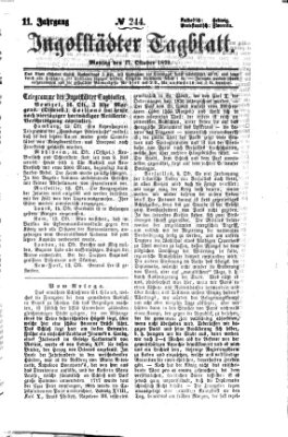 Ingolstädter Tagblatt Montag 17. Oktober 1870