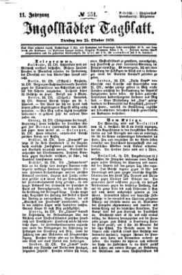 Ingolstädter Tagblatt Dienstag 25. Oktober 1870