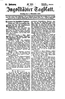 Ingolstädter Tagblatt Dienstag 8. November 1870