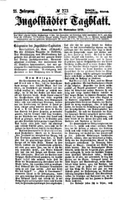 Ingolstädter Tagblatt Samstag 19. November 1870