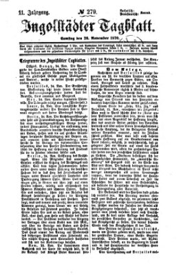 Ingolstädter Tagblatt Samstag 26. November 1870