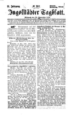 Ingolstädter Tagblatt Mittwoch 30. November 1870