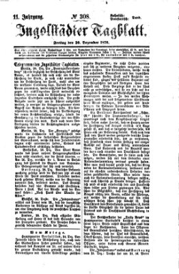 Ingolstädter Tagblatt Freitag 30. Dezember 1870