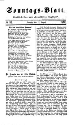 Ingolstädter Tagblatt. Sonntagsblatt (Ingolstädter Tagblatt) Sonntag 7. August 1870