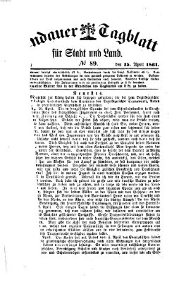 Lindauer Tagblatt für Stadt und Land Montag 15. April 1861