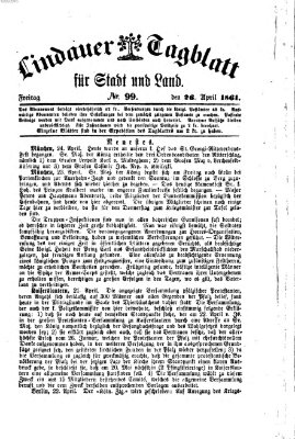 Lindauer Tagblatt für Stadt und Land Freitag 26. April 1861