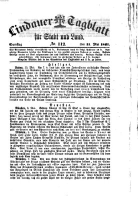 Lindauer Tagblatt für Stadt und Land Samstag 11. Mai 1861