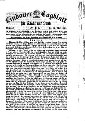 Lindauer Tagblatt für Stadt und Land Mittwoch 15. Mai 1861