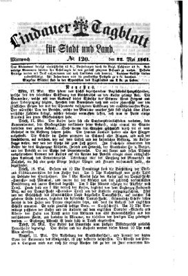 Lindauer Tagblatt für Stadt und Land Mittwoch 22. Mai 1861