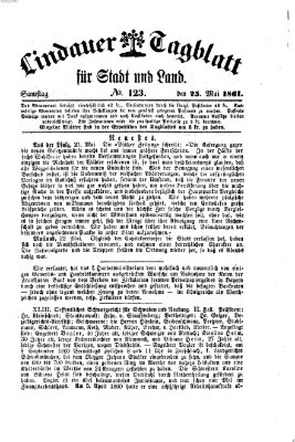 Lindauer Tagblatt für Stadt und Land Samstag 25. Mai 1861