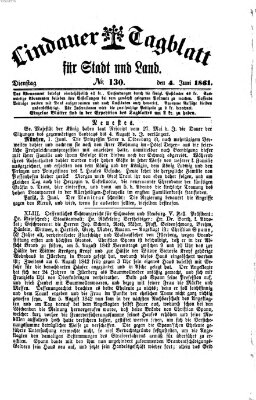 Lindauer Tagblatt für Stadt und Land Dienstag 4. Juni 1861